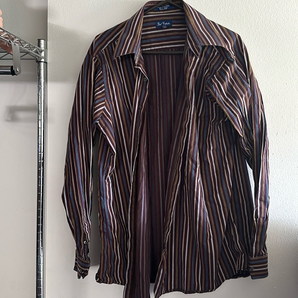 Paul Fredrick 100% cotton XLT button down shirt